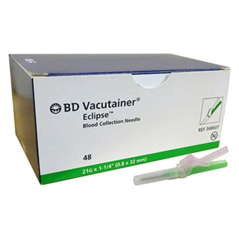 Bd eclipse needle 21g.  At IDE we have BD 368607 eclipse vacutainer mu...