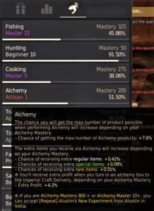 Bdo alchemy mastery.  It also affects the amount of extra products you Alchemy Ma...