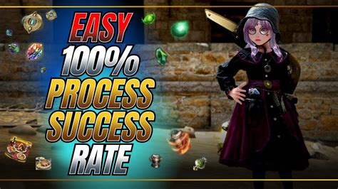 Bdo processing success rate.  Does "Processing success rate level +1" impr...