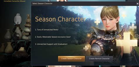 1. What are Season Servers? 2. Season Server & Character Benefits. Season Servers? The “Season Server” was designed to make it easier for rookie Adventurers to start Black Desert and progress through the world. You can create a season character and enter the season servers during the season period.. 