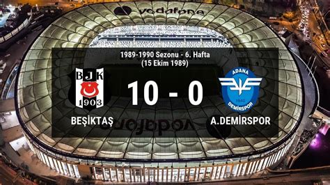 Beşiktaş ın 10 gol attığı maç