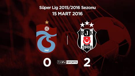 Beşiktaş vs trabzonspor 2 0