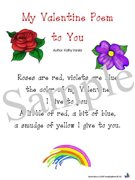 Be My Geometry Valentine Poems Math. The Lesson Box Language Channel