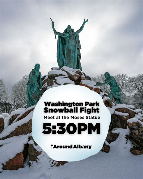 Be a part of Albany's largest snowball fight!