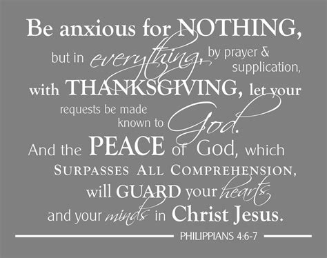 Be anxious for nothing kjv. 1 Mar 2024 ... God tells us not to be anxious but to commit all things into His hand through prayer. Our God is a God at hand, always ready to hear us when ... 