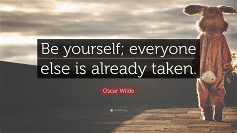Be yourself everyone else is already taken. Mix up your decor with this fun set of decorative books, featuring the famous quote by Oscar Wilde: "Be Yourself, Everyone Else Is Already Taken". 