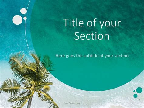Beach Template For Powerpoint And Google Slides Presentationgo