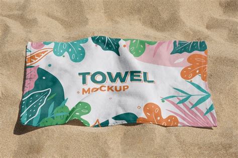 Beach Towel Mockup - Free Vectors & PSDs to Download