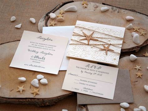 Beach Wedding Invitaions