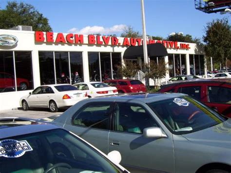 Beach blvd automotive jacksonville fl. Established in 1967, Beach Blvd Automotive is a family-owned automobile dealership specializing in new and pre-owned cars, trucks and sport utility vehicles. Beach Blvd has a fully stocked inventory of Ford, Mazda, Nissan, Volkswagen, Chevrolet, Buick, Pontiac, Cadillac, Lincoln, Mercury, Dodge, Jeep, BMW and Mercedes-Benz models. 