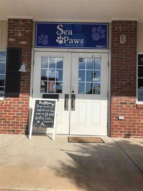 Sea Paws. 412 Evans St Morehead City NC 28557. (252) 648-8522. Claim this business. (252) 648-8522. Website. More. Directions. Advertisement..