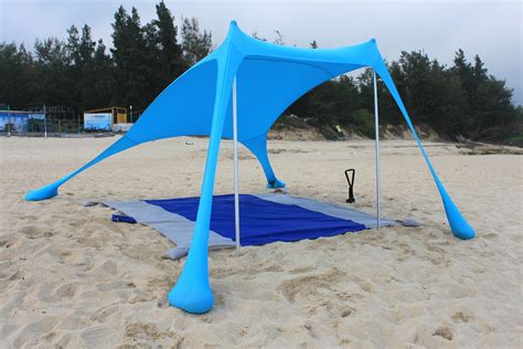 WhiteFang Deluxe XL Pop Up Beach Tent Sun Shade Shelter for 3-4 Person, UV Protection, Extendable Floor with 3 Ventilating Windows Plus Carrying Bag, Stakes, and Guy Lines ... UPF 50+ Portable Sun Shelter Anti UV Beach Umbrella Baby Tent with Carrying Bag Fit for 2 Person. 4.2 out of 5 stars. 694. 400+ bought in past month. $34.99 $ 34. 99. 5% .... 