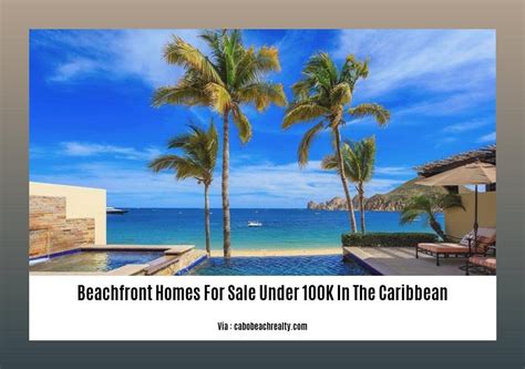 Some of the best beachfront homes for sale under 100k in the Caribbean might be located here and that is what makes it a place that you should check out. If you are looking for a property with access to infinity pools, a spa, a gym, and beach clubs, and that has good rental value as well then your search might have to come to a stop at Samana .... 