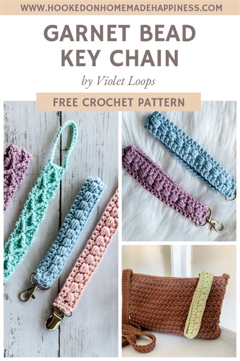 Bead Keychain Crochet Pattern by Violet Loops (Guest Designer