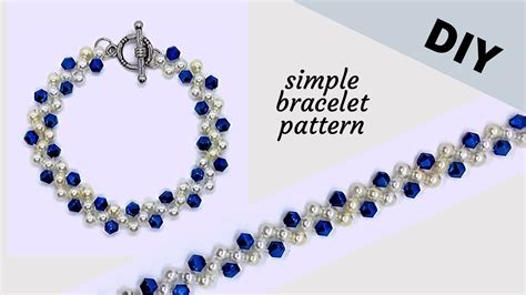 Beading Tutorial Pattern Bracelet Beginner Jewelry Making Simple