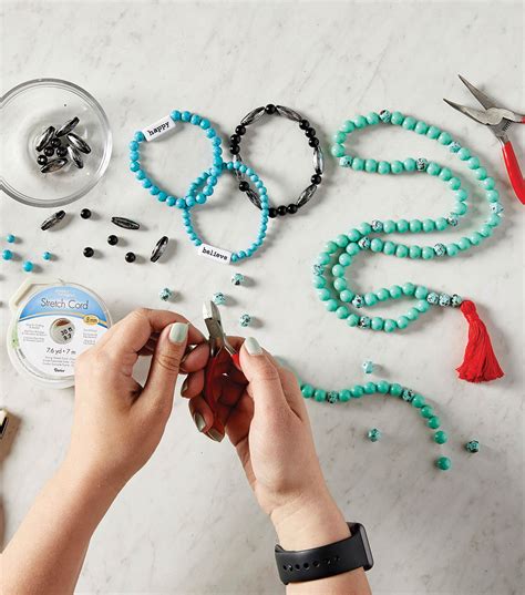 Beads for making jewelry. Jewelry gets easily knotted if you haven't packed it well in your suitcase, so Mom of 6 author Sharon suggests using a microfiber cloth to roll them up. It'll keep them from knotti... 