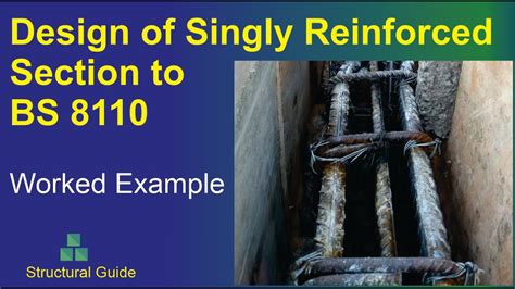 Beam design example bs 8110.  It covers various structural elements, including beams...