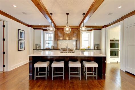 Beams in a kitchen with 8-ft. ceilings? - Houzz