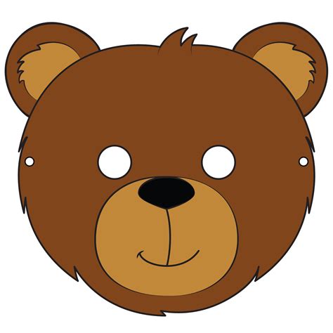 Bear Mask Printable