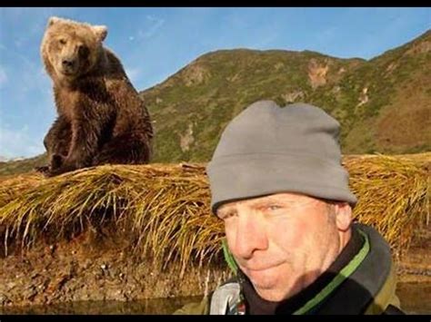 Bear eats man alive. On May 14, 2011, Wes Perkins and his son and friend were hunting bears in the Nome area of Alaska. Suddenly, a grizzly bear rushed out of a snow cave at Perkins. The bear covered 30 meters separating the Perkins snowmobile in a couple of seconds. Perkins hesitated and the bear inflicted a terrible trauma on his face. 