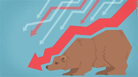 A bear market is commonly defined as a stock market dec