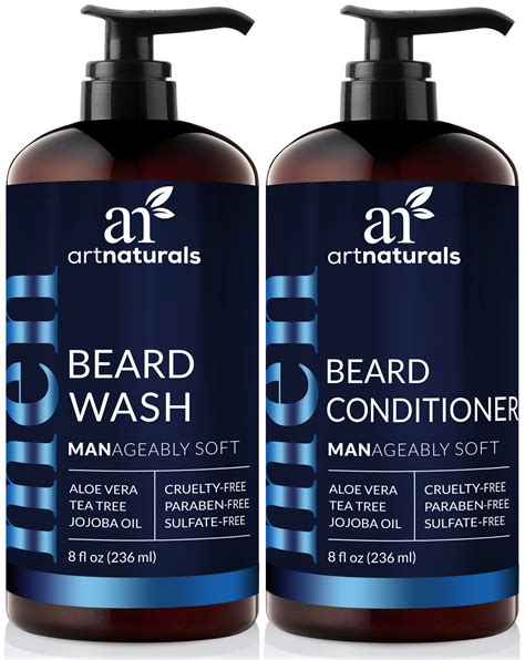 Beard shampoo and conditioner. Top-tier Beard Kit: Formulated to aid in healthy beard growth, this beard shampoo and conditioner kit hydrates, cleans and softens, giving your beard shine and life. No Itching or Irritation: Say goodbye to itchy irritated skin and get rid of beard dandruff. Wash and condition your beard, and look and feel great 