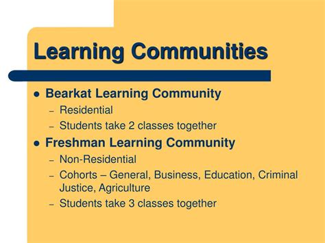 Bearkat Learning Community