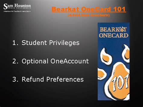 Bearkat OneCard WebManager ®? Login: Click to login.... 