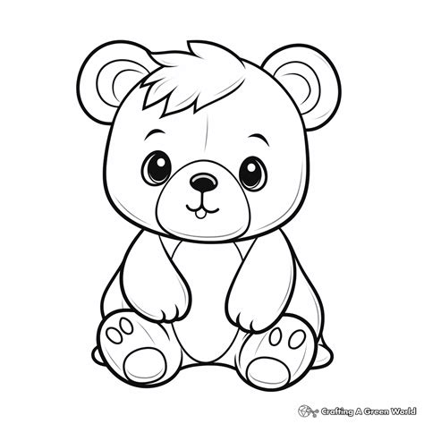 Bears For Coloring