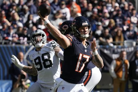 Bears QB Tyson Bagent ready to test his arm strength more against the Chargers