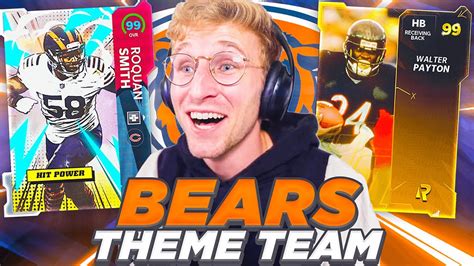 Bears theme team. Bears Theme Team 22 Jaguars Theme Team 22 Cowboys Theme Team 22 ... Free Agent Theme Team Browns Theme Team Lineup Stats. MUT Lineups 97. Salary Lineups 0. … 