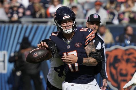 Bears turn to Bagent; Raiders will also go with a backup QB with Garoppolo out