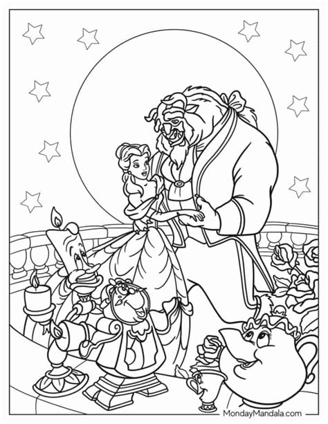 Beast Coloring Pages