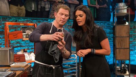 Beating bobby flay judges. Captains Bobby Flay, Anne Burrell and Sunny Anderson get saucy servin' up some wine-infused 'cue. In the team brawl, the contenders are given prized cuts of meat to create 5-star fancy feasts that ... 