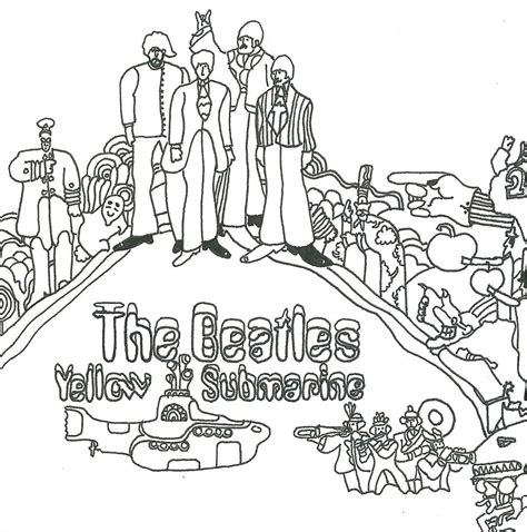 Beatles Coloring Pages