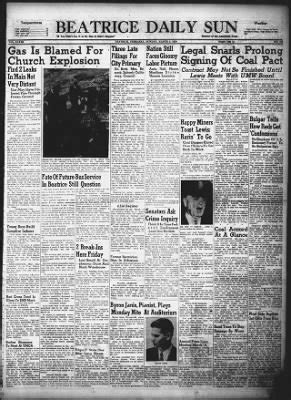 Beatrice daily sun at the courthouse arrests.  Police reports for Februa...