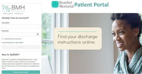 Access your medical records online from Beaufort Memorial Hospital or physician practices. Login with your personal identification number (PIN) or request one by email or phone.