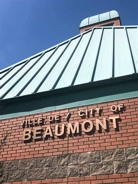 Beaumont city. Beaumont is one of 15 municipalities that are a part of Edmonton Global. As per 2018 municipal census, our population was 18,829. We contribute to the fifth most prosperous region in Canada, and our residents are part of the nearly 1.3 million people and 725,000 jobs in this region generating 30 percent of Alberta’s GDP equaling approximately $90 billion. 