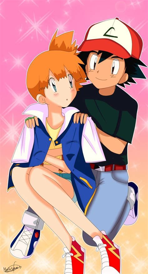 Beautiful ♡ Pokeshipping ^.^ ♡ Misty from pokemon, Ash and misty
