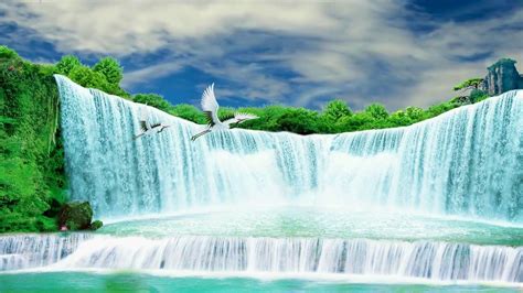 Beautiful 3D Animation with Nature Scenery, 3D Background Video Effects