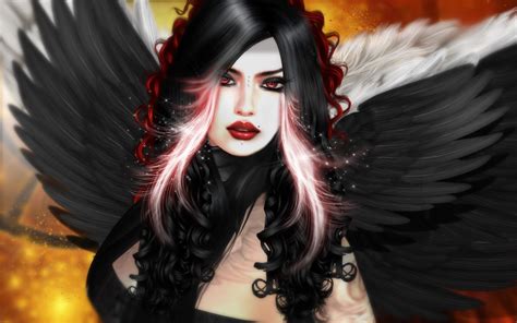 Beautiful Dark Angel Wallpaper ~ Art By Tabitha. wallpaperlist