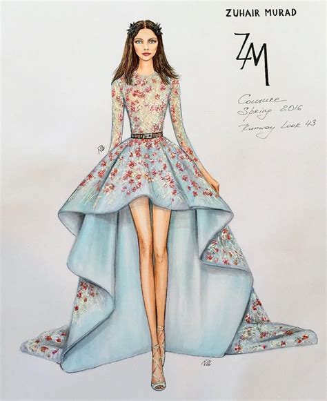 Beautiful Fashion Dress Drawing