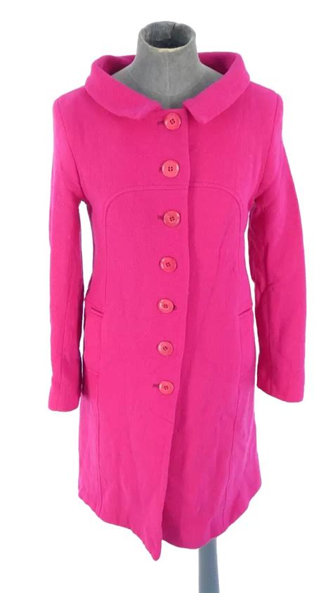 Beautiful Hobbs Marilyn Anselm bright pink vintage 60s style coat ...