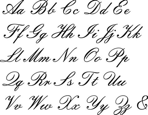 Beautiful Nice Cursive Lettering Alphabet Paijo Network Cursive