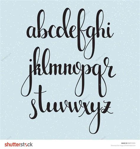 Beautiful Nice Cursive Lettering Alphabet Paijo Network Lettering