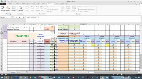 Beautiful Production Management Excel Sheet Google Sheets Party
