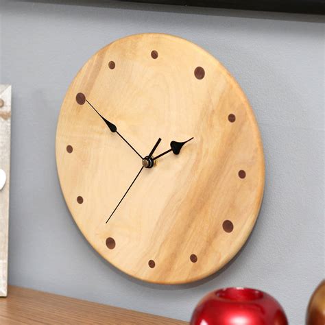 Beautiful Turned Wooden Clock eBay