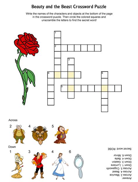 Beauty and the beast villain crossword. While searching our database we found 1 possible solution for the: Beauty and the Beast song crossword clue. This crossword clue was last seen on May 10 … 