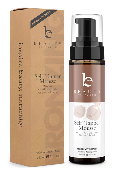 Beautybyearth. This self tanner face serum has all the bronzed-babe glow without the sun damage. Just apply this serum, follow up with your favorite moisturizer or facial oil, and you're good to GLOW! Get a beautiful, natural-looking tan in just a few hours. Our custom formula is filled with natural, plant-based ingredients like aloe vera, citrus, … 