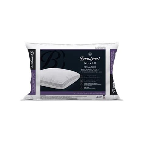 Beautyrest Signature Ribbon Jumbo Bed Pillows Set Of 2